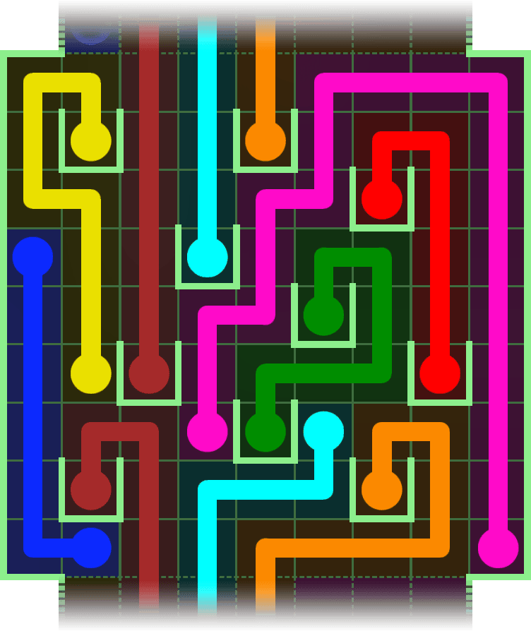 Flow Free Warps 2943 Solution