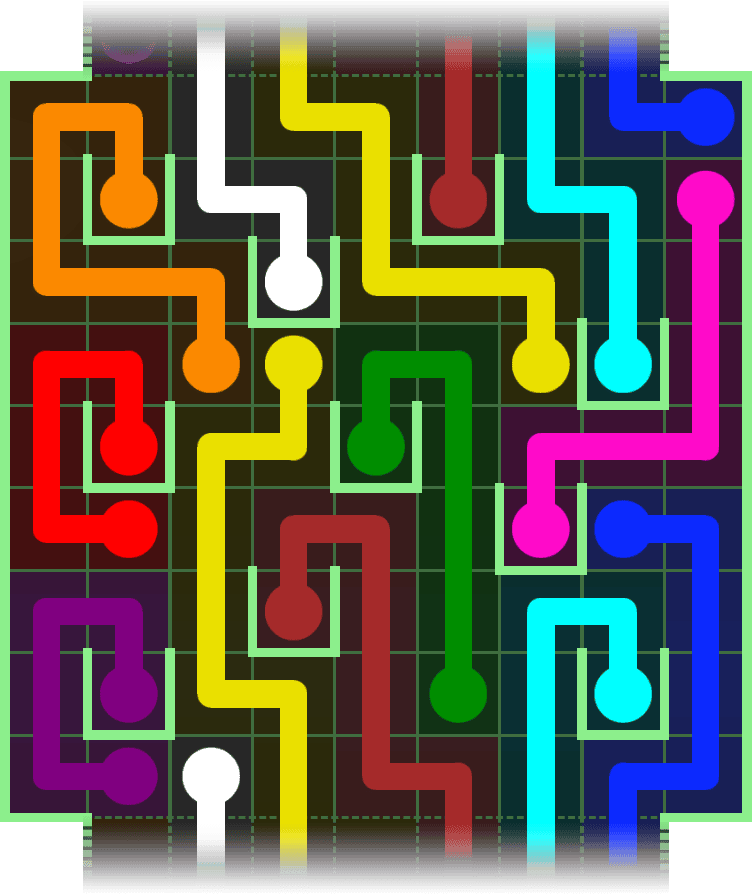 Flow Free Warps 2944 Solution