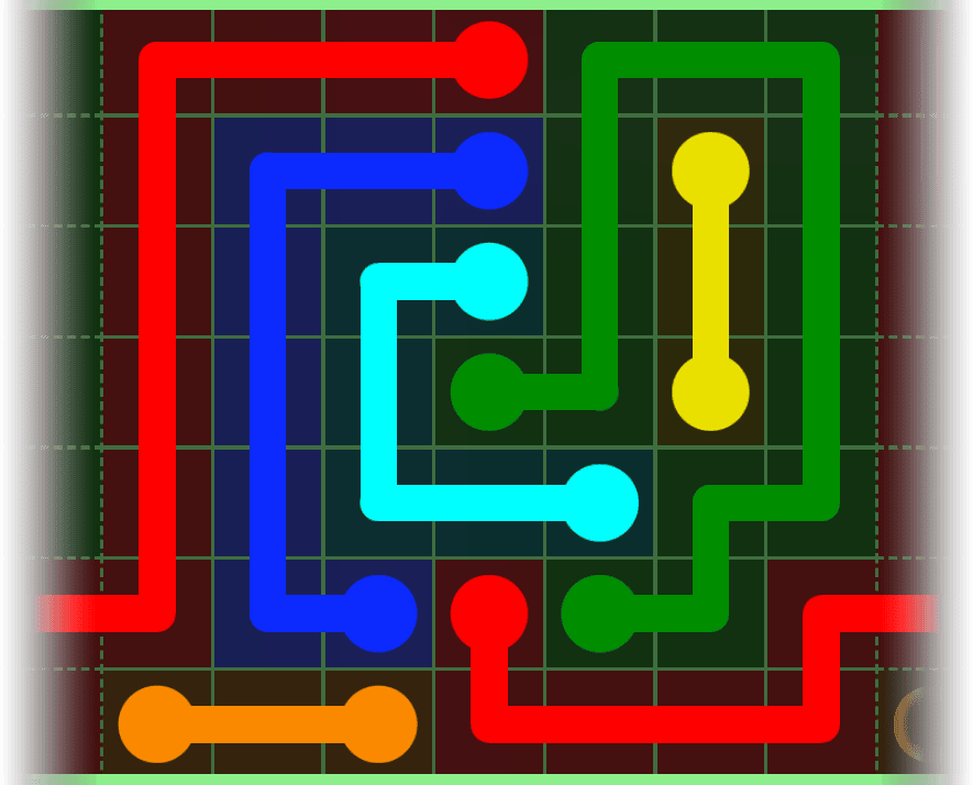 Flow Free Warps 2332 Solution