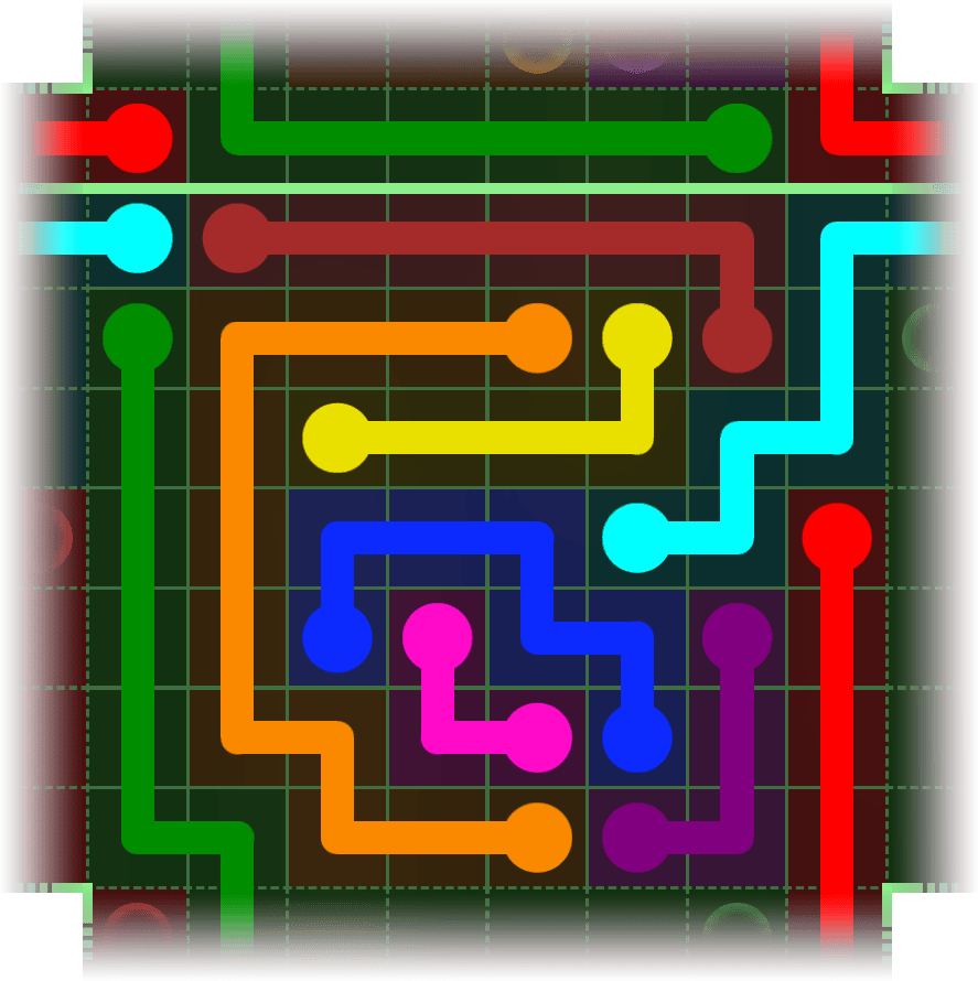 Flow Free Warps 2364 Solution