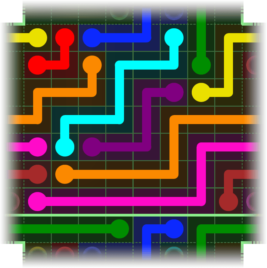 Flow Free Warps 2370 Solution