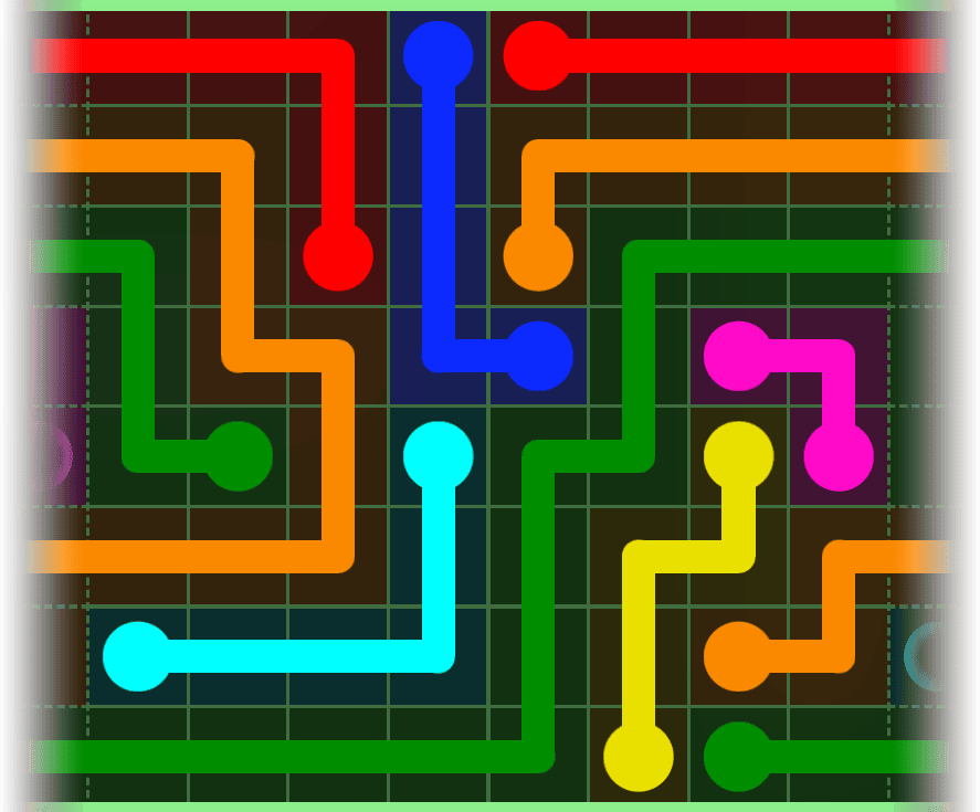 Flow Free Warps 2347 Solution