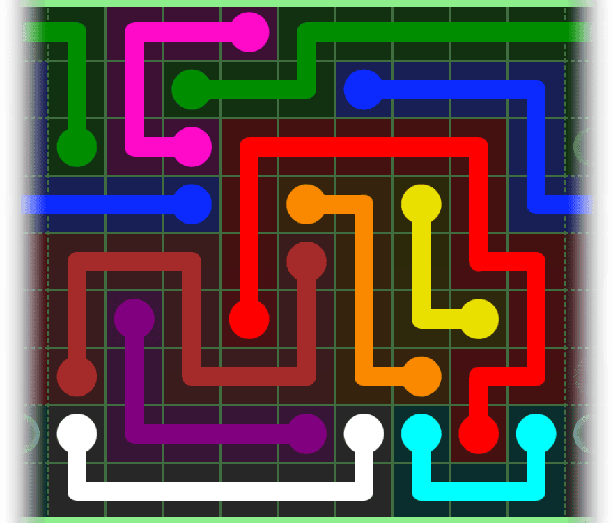 Flow Free Warps 2371 Solution