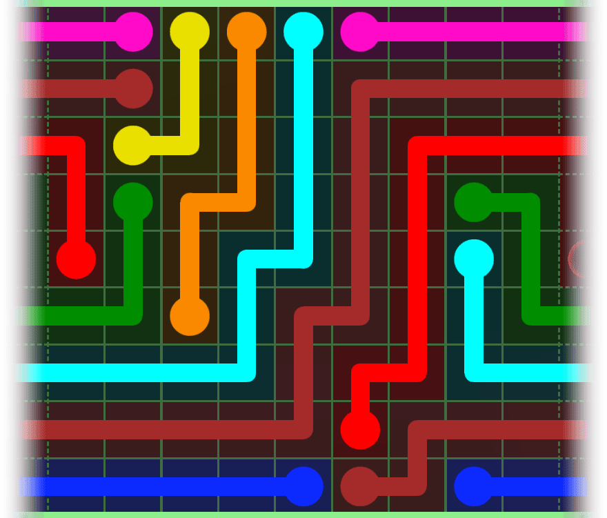 Flow Free Warps 2380 Solution
