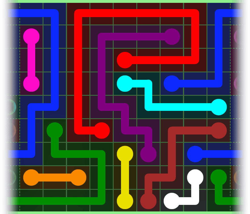 Flow Free Warps 2398 Solution