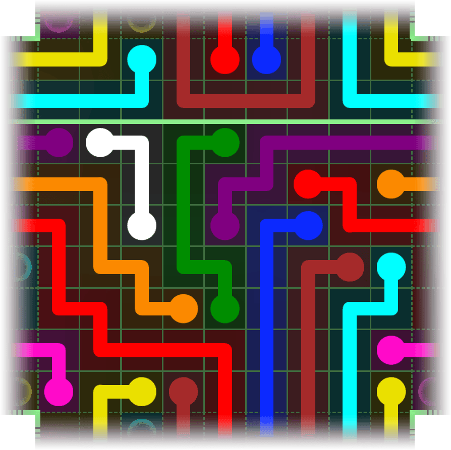 Flow Free Warps 2400 Solution