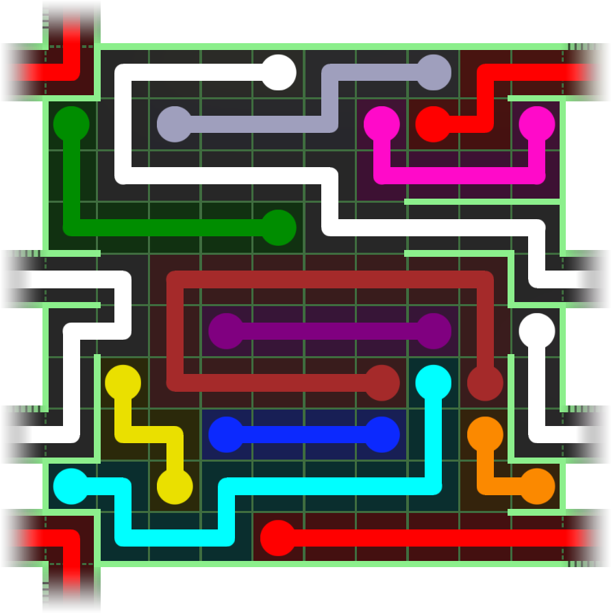 Flow Free Warps 2713 Solution
