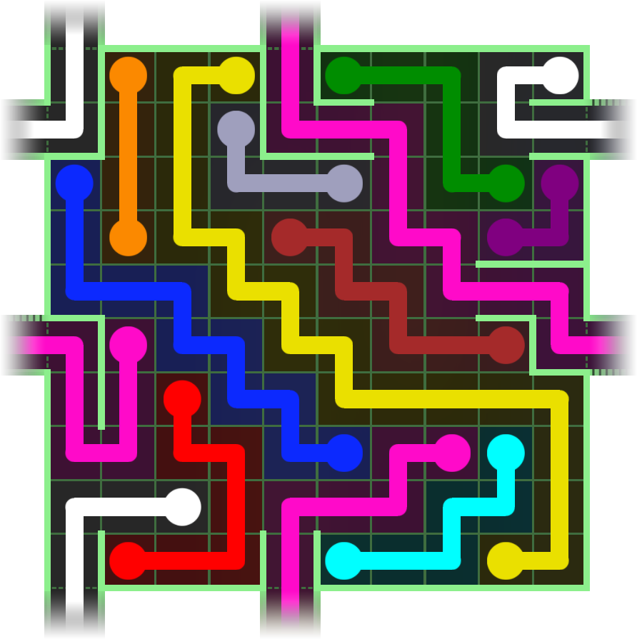 Flow Free Warps 2714 Solution