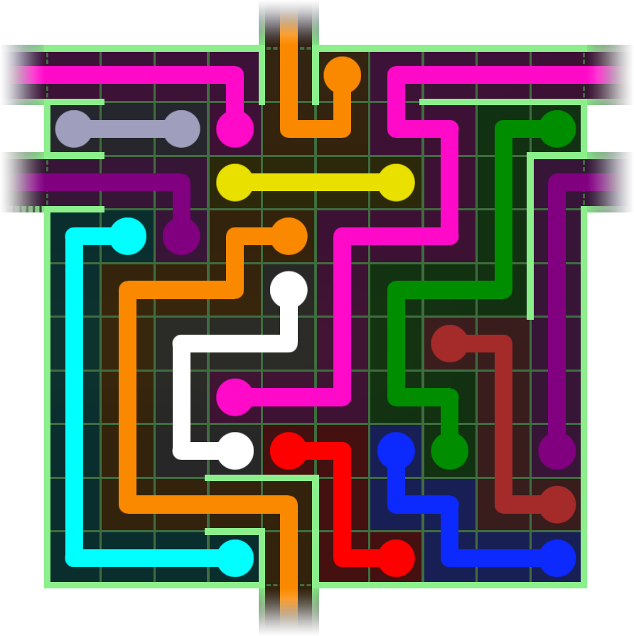 Flow Free Warps 2721 Solution