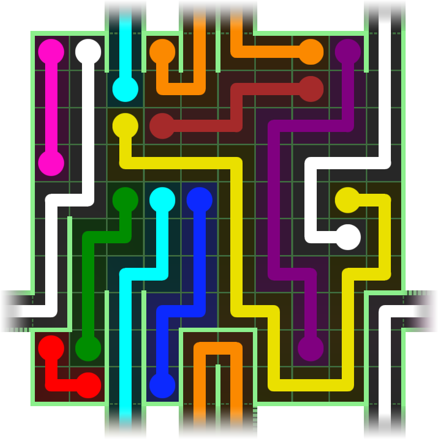 Flow Free Warps 2729 Solution