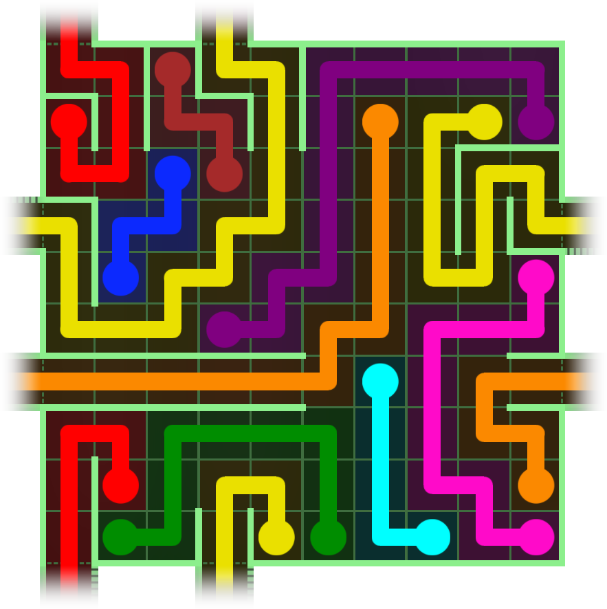 Flow Free Warps 2703 Solution