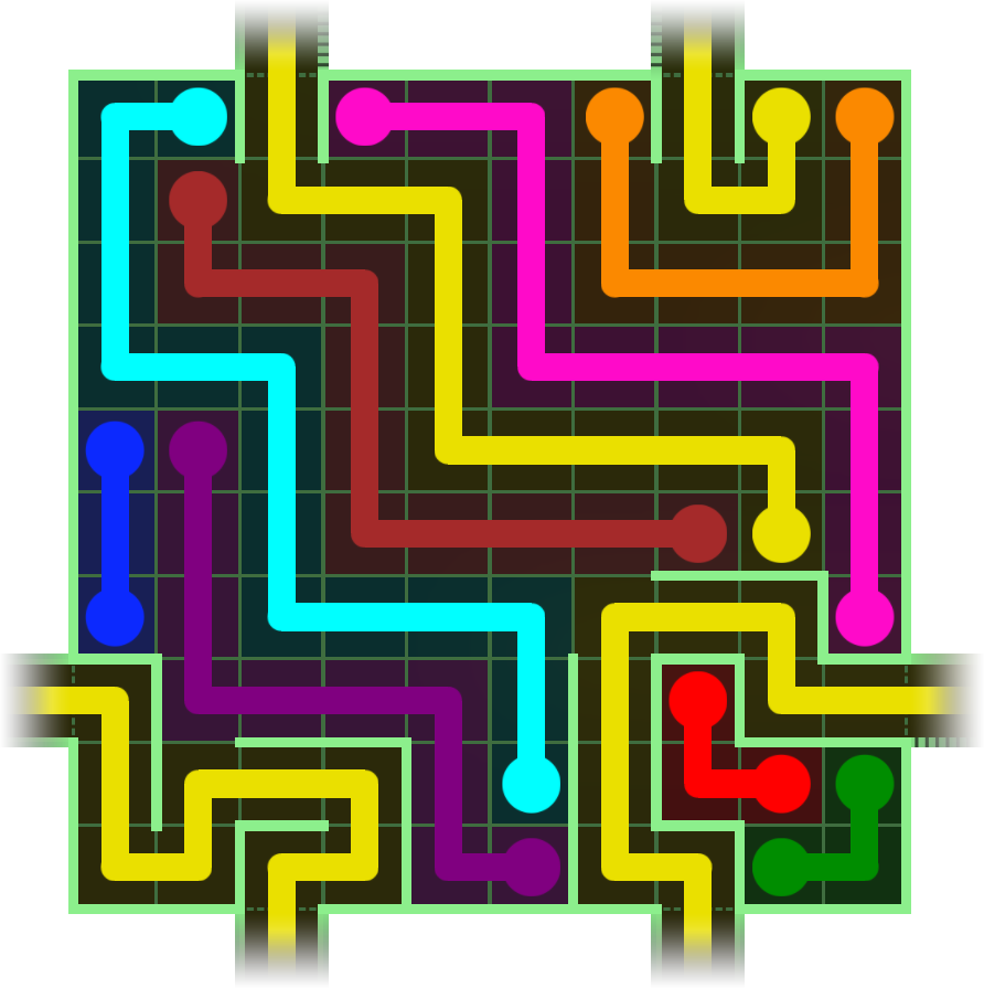 Flow Free Warps 2704 Solution