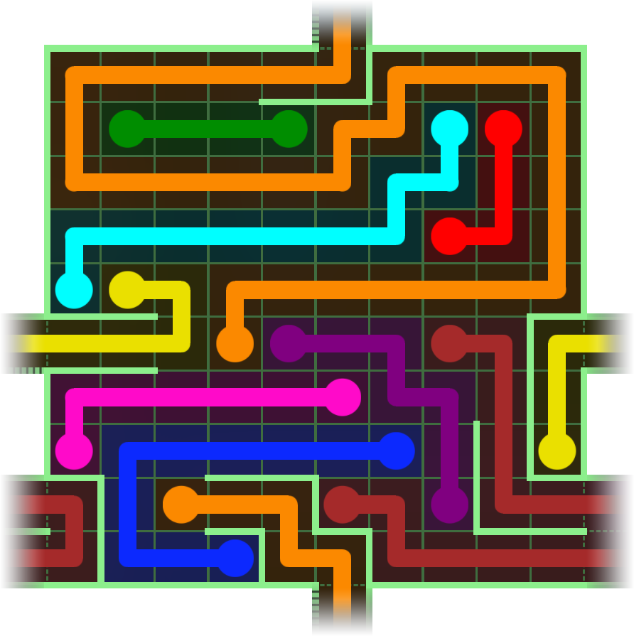Flow Free Warps 2705 Solution