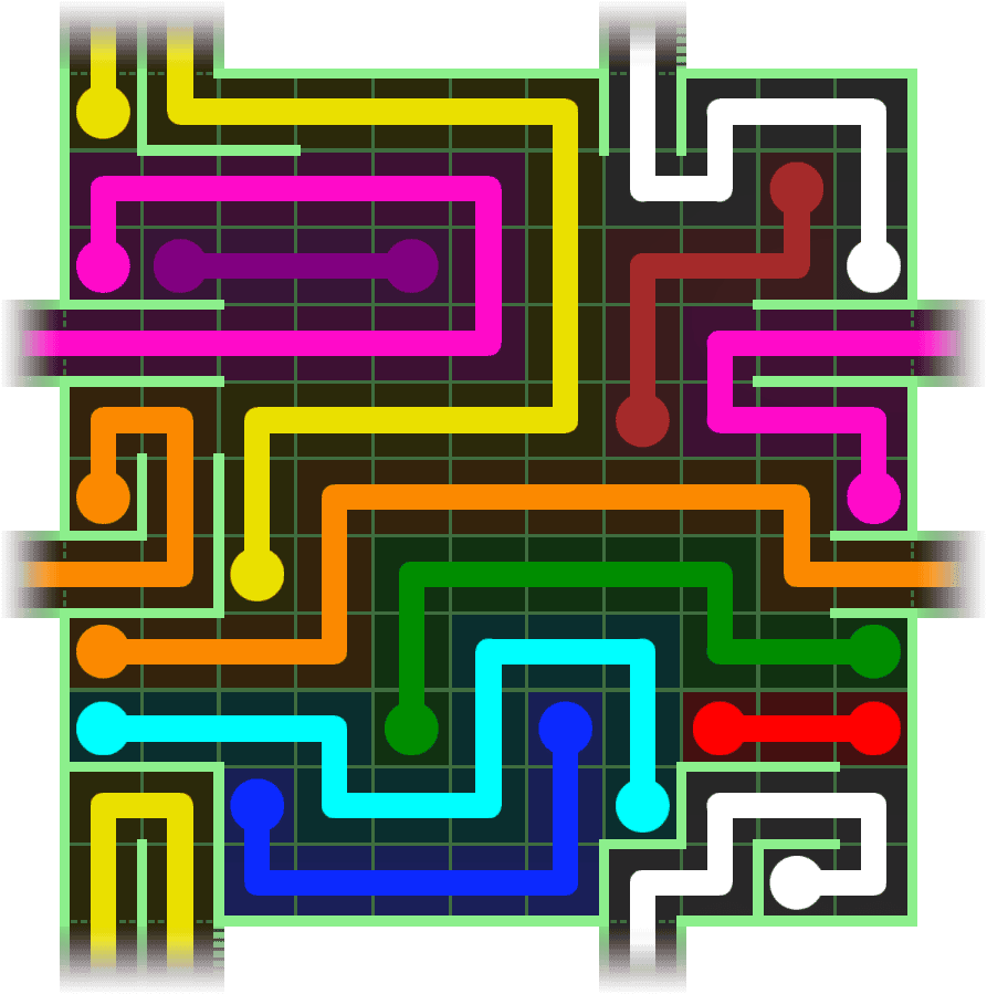 Flow Free Warps 2733 Solution