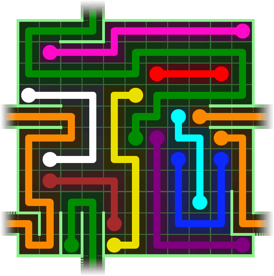Flow Free Warps 2745 Solution