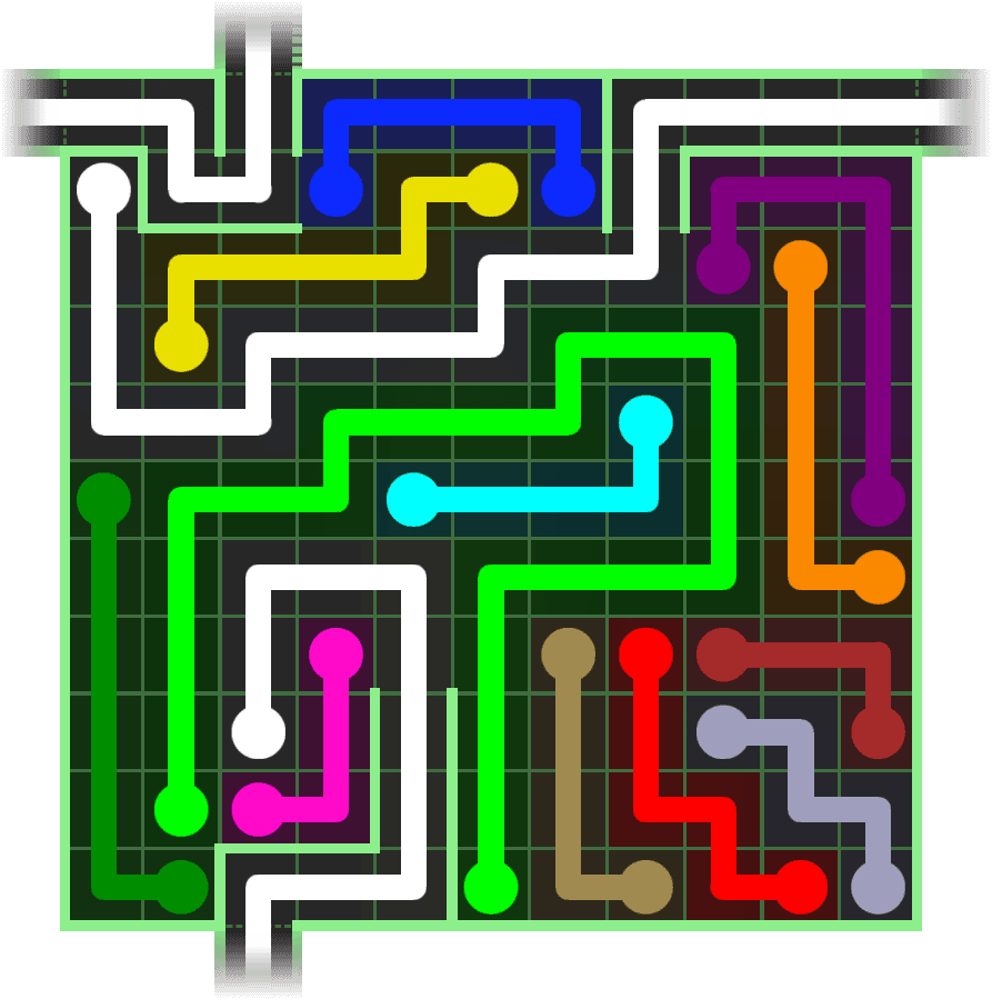 Flow Free Warps 2748 Solution