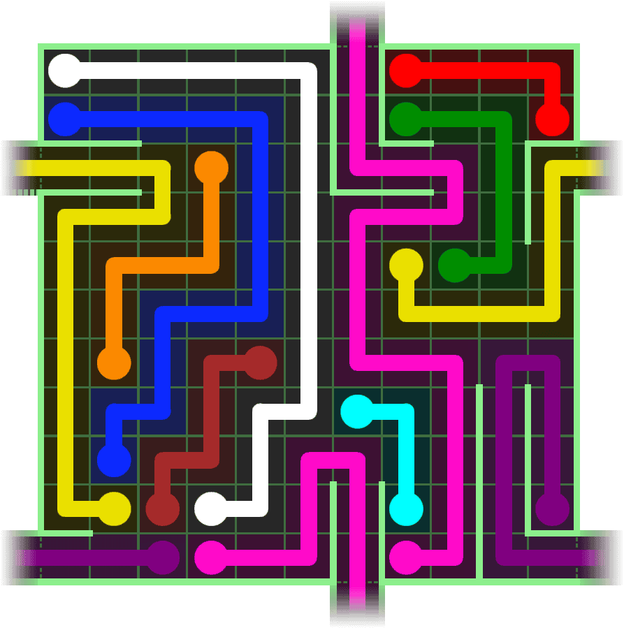 Flow Free Warps 2749 Solution