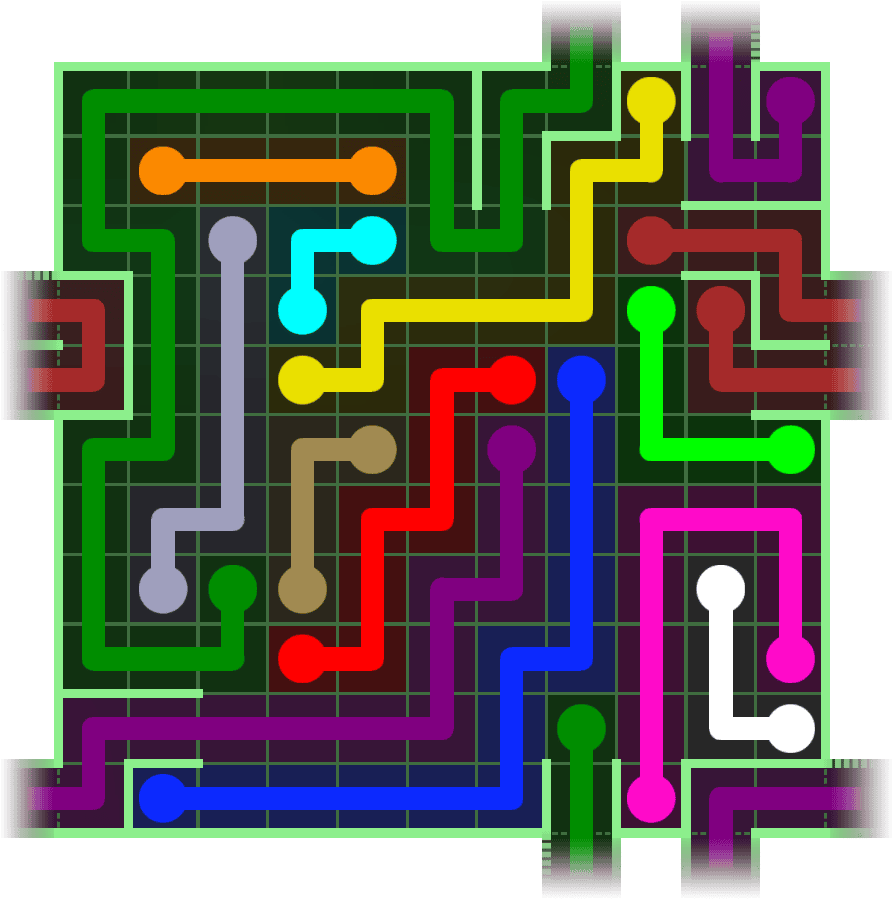 Flow Free Warps 2750 Solution