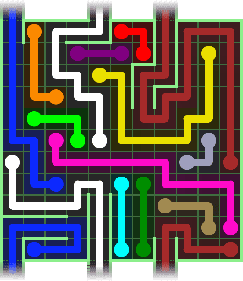 Flow Free Warps 2751 Solution