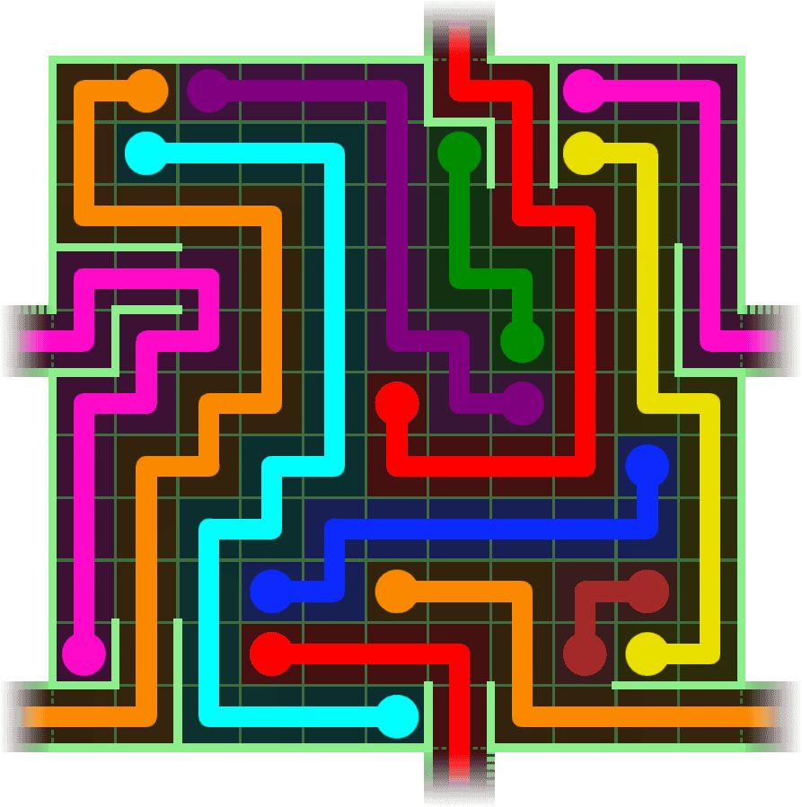 Flow Free Warps 2752 Solution