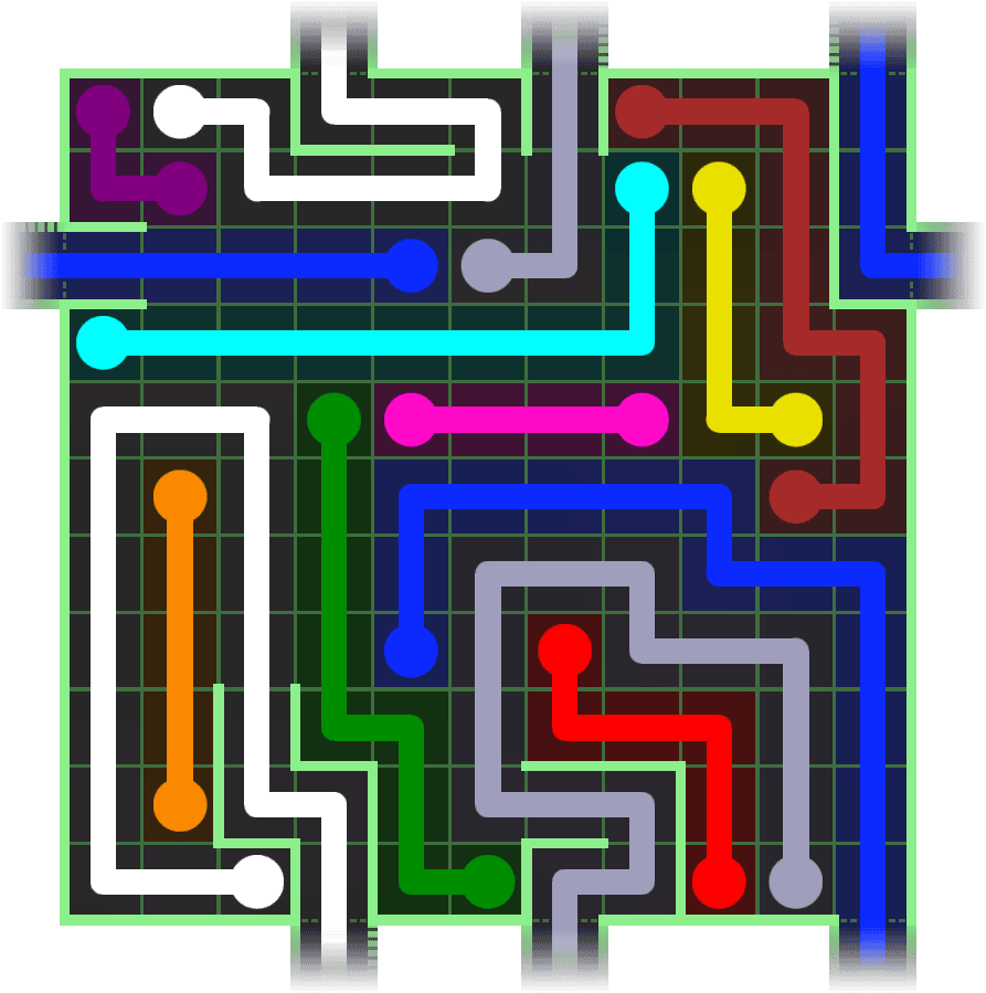 Flow Free Warps 2755 Solution