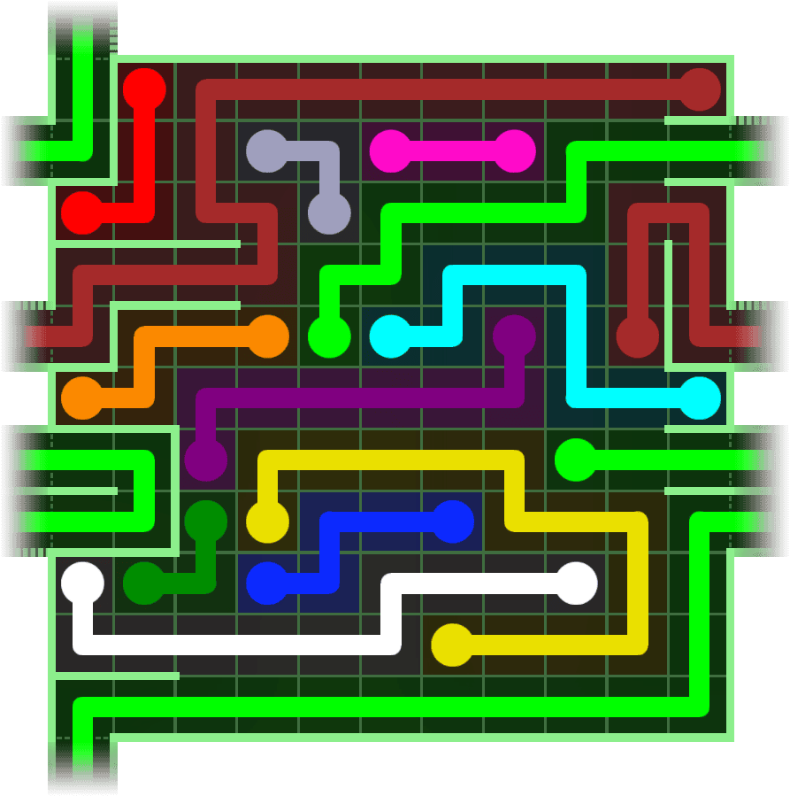Flow Free Warps 2757 Solution