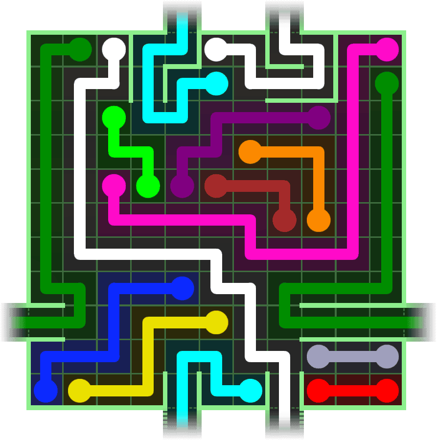 Flow Free Warps 2758 Solution