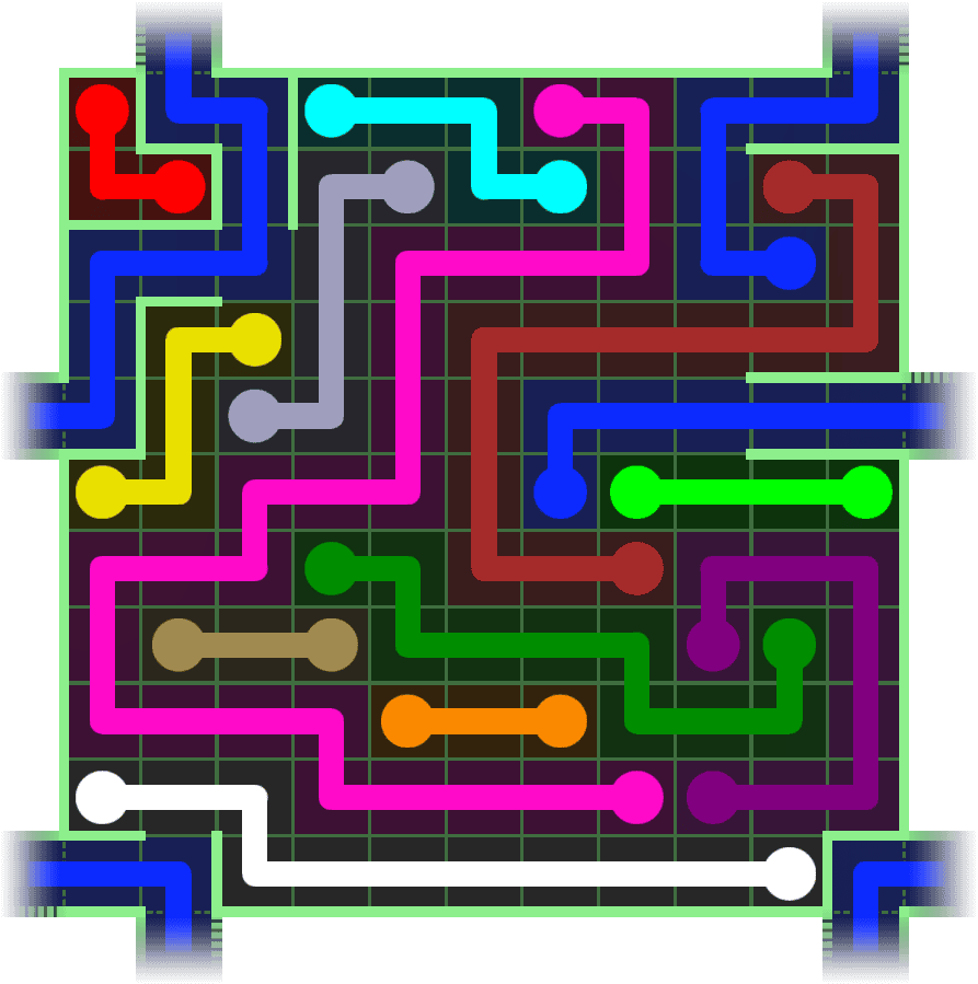 Flow Free Warps 2760 Solution