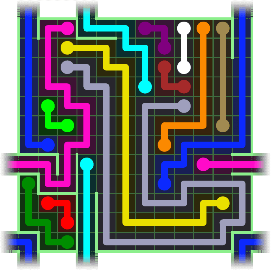 Flow Free Warps 2764 Solution