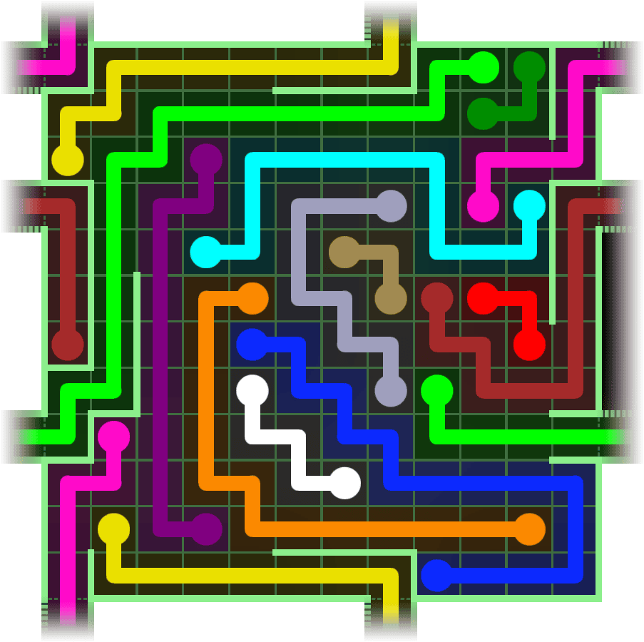 Flow Free Warps 2765 Solution