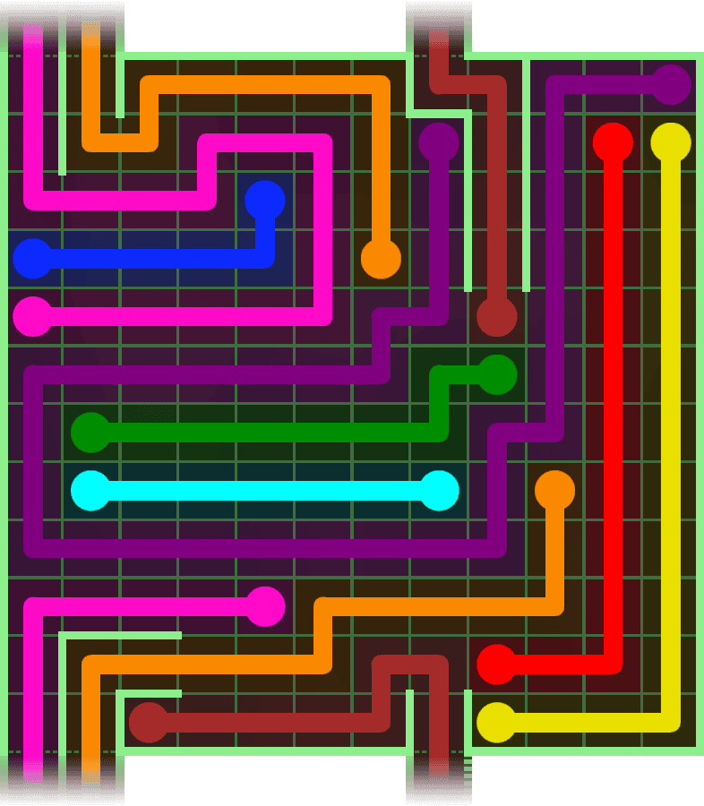 Flow Free Warps 2772 Solution