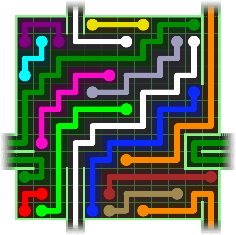 Flow Free Warps 2776 Solution