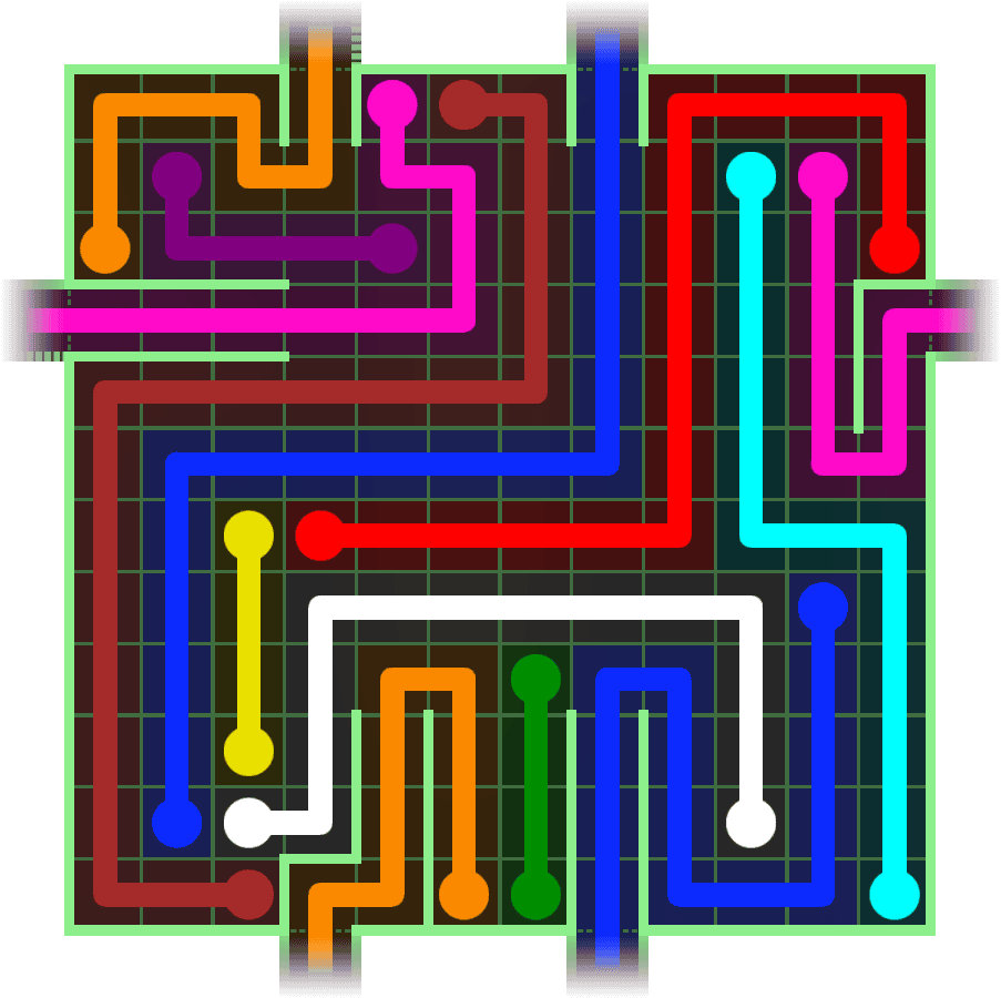 Flow Free Warps 2785 Solution