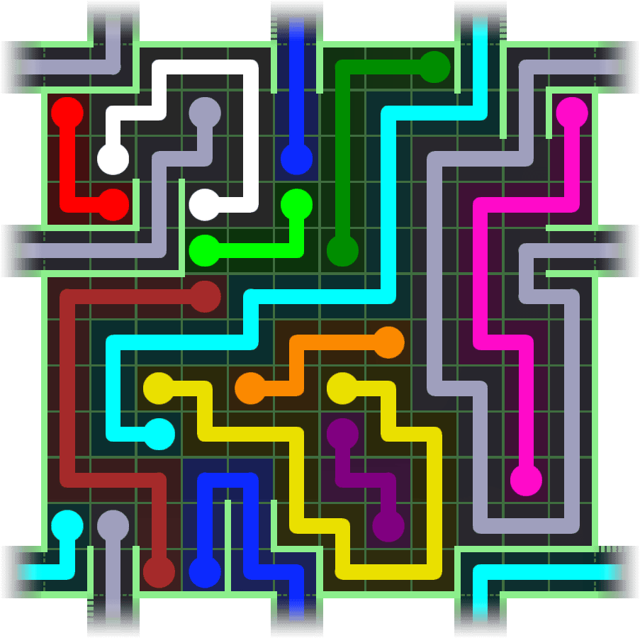 Flow Free Warps 2787 Solution