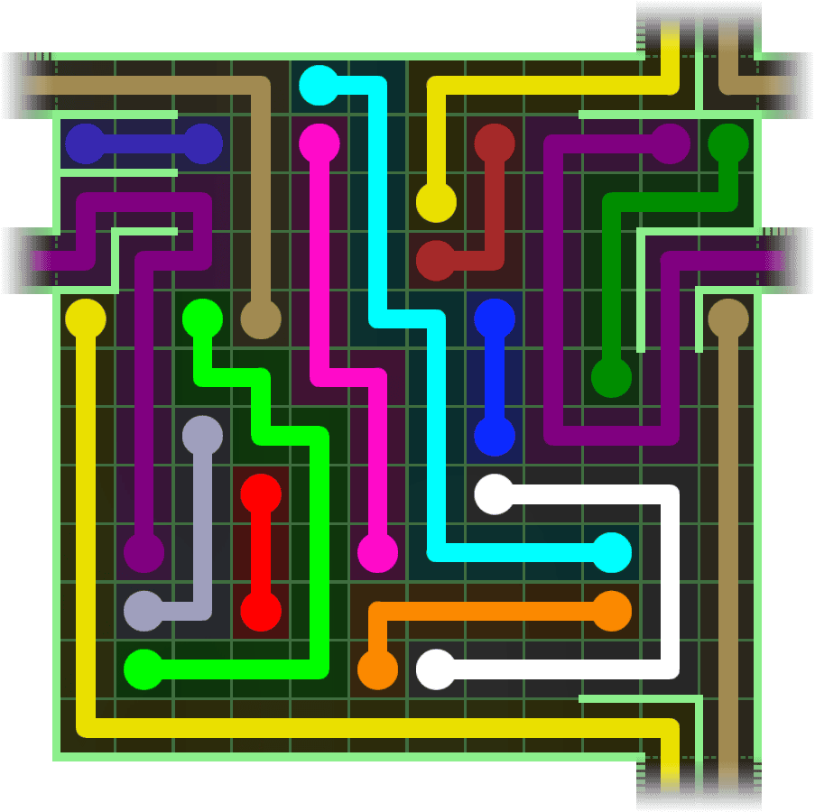 Flow Free Warps 2788 Solution