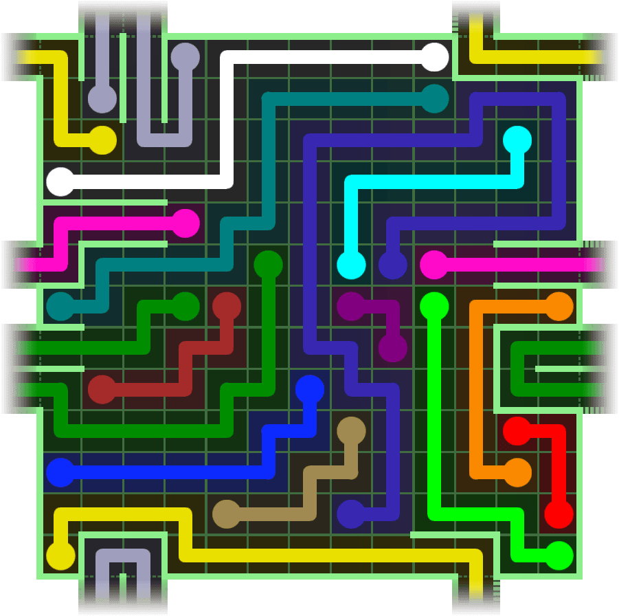 Flow Free Warps 2800 Solution