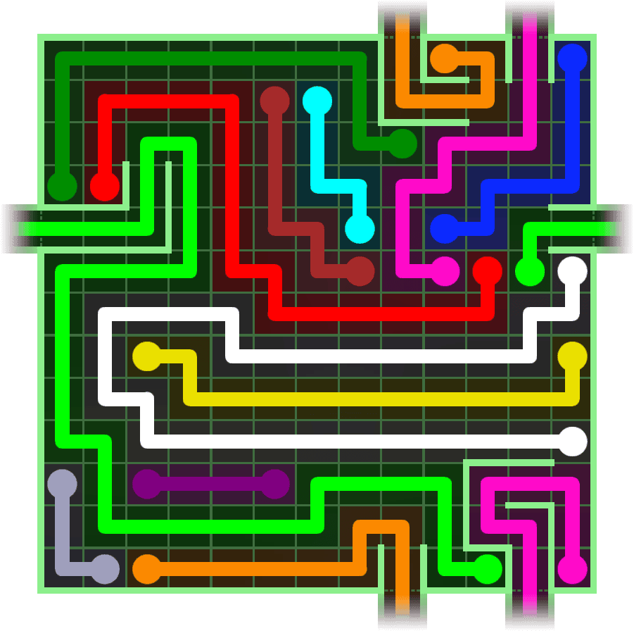Flow Free Warps 2802 Solution