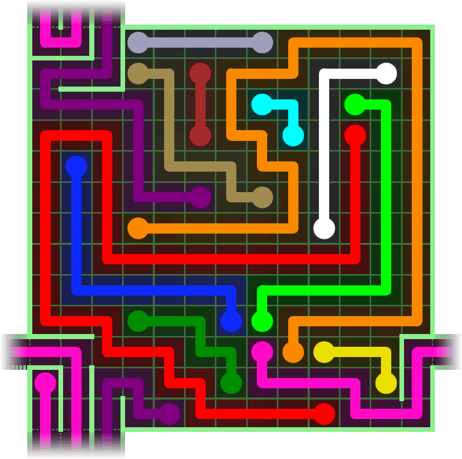 Flow Free Warps 2809 Solution