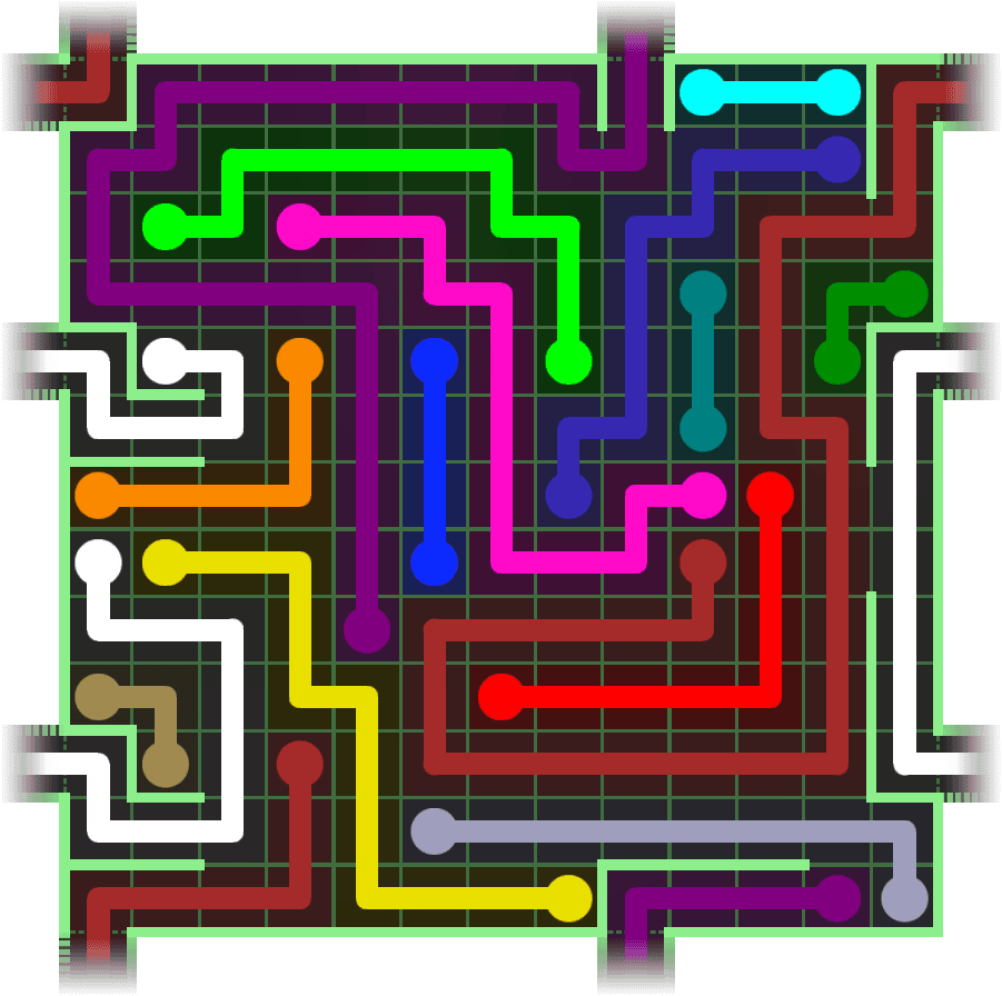 Flow Free Warps 2810 Solution