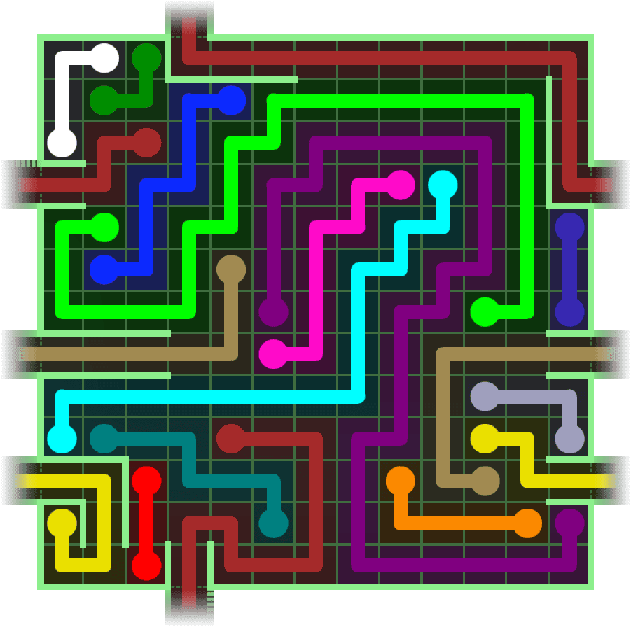 Flow Free Warps 2811 Solution