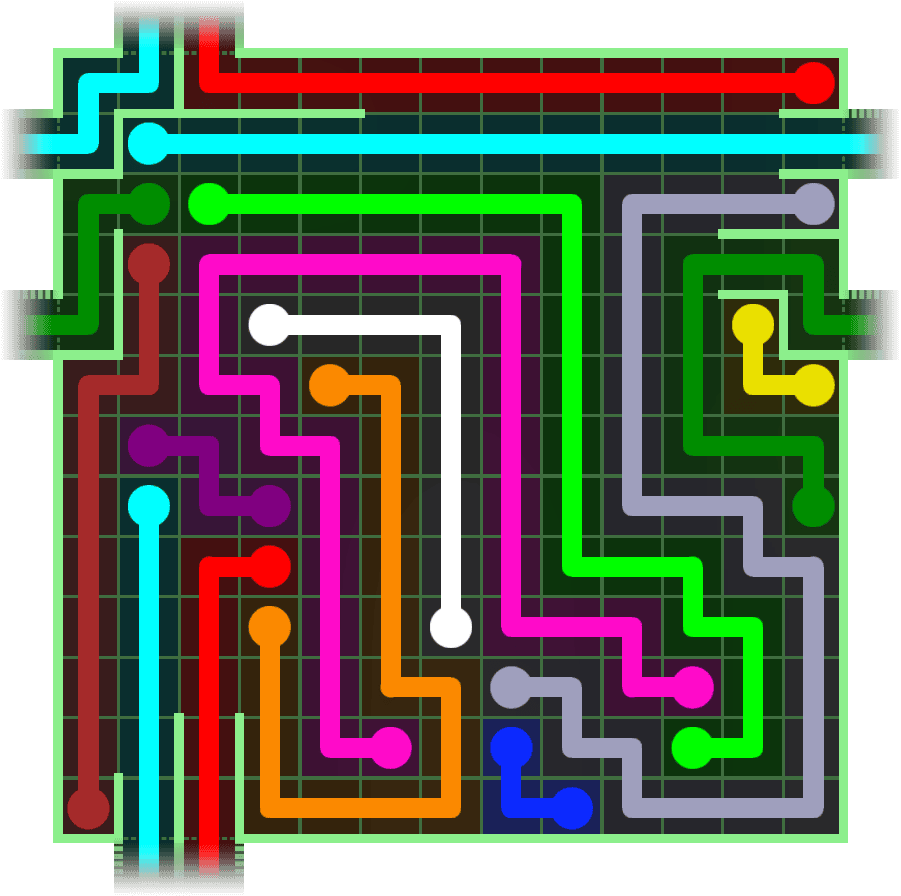 Flow Free Warps 2812 Solution
