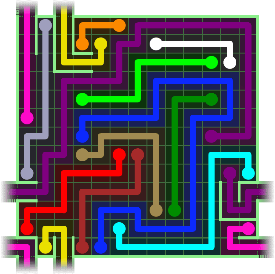 Flow Free Warps 2813 Solution