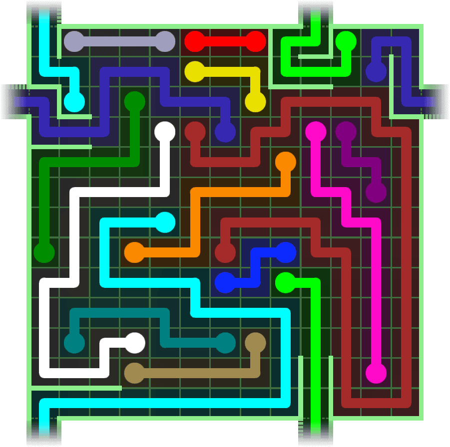 Flow Free Warps 2816 Solution