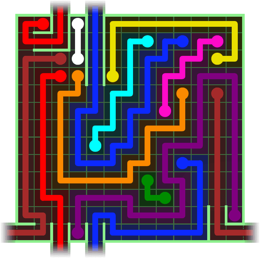 Flow Free Warps 2791 Solution