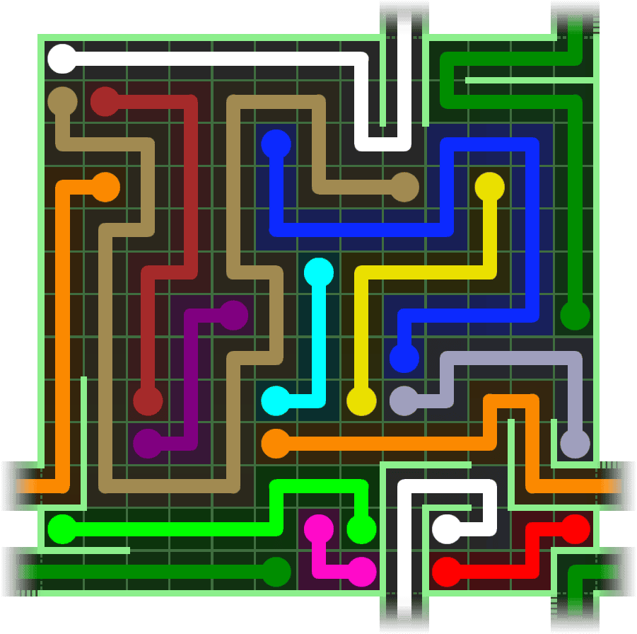 Flow Free Warps 2793 Solution