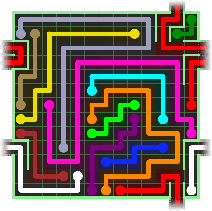 Flow Free Warps 2794 Solution