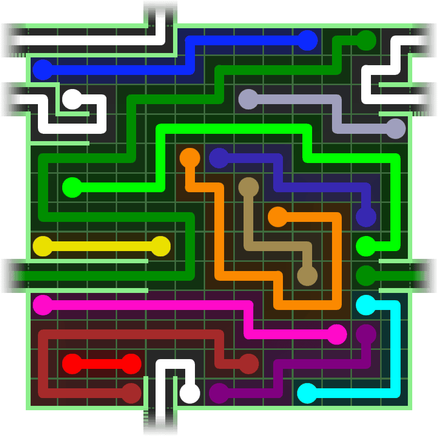 Flow Free Warps 2798 Solution