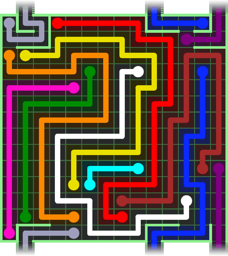 Flow Free Warps 2821 Solution