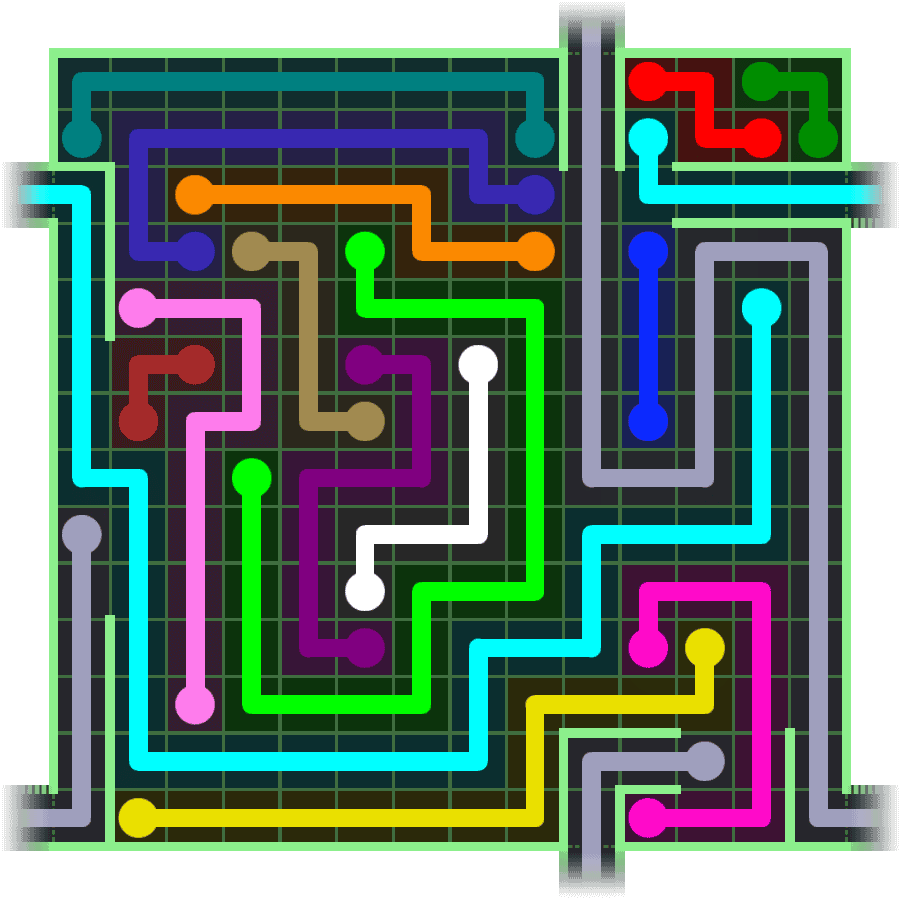 Flow Free Warps 2827 Solution