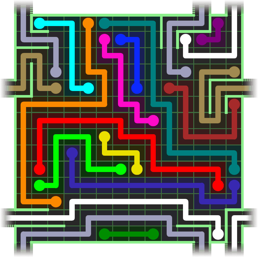 Flow Free Warps 2831 Solution